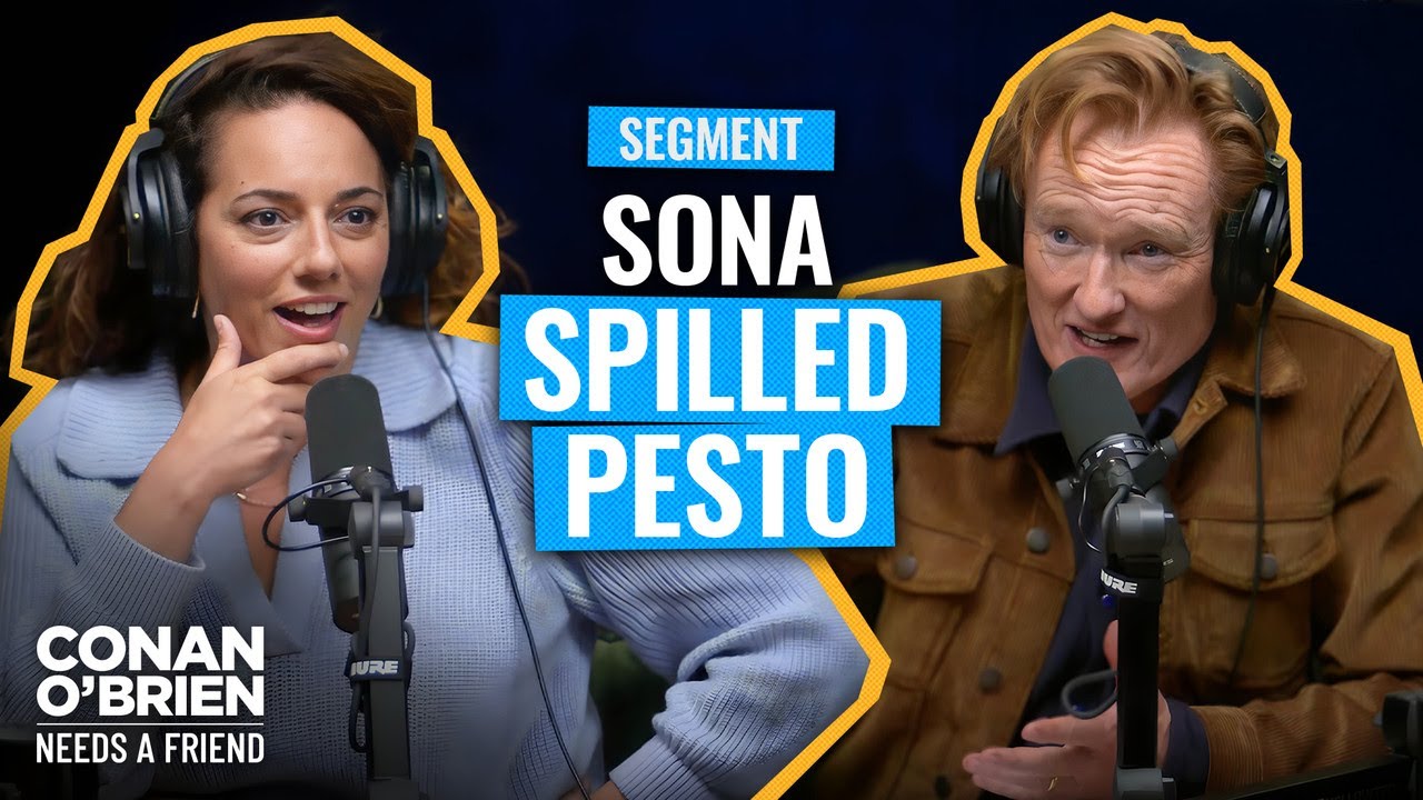 Conan & Sona Are Messy Eaters | Conan O’Brien Needs A Friend