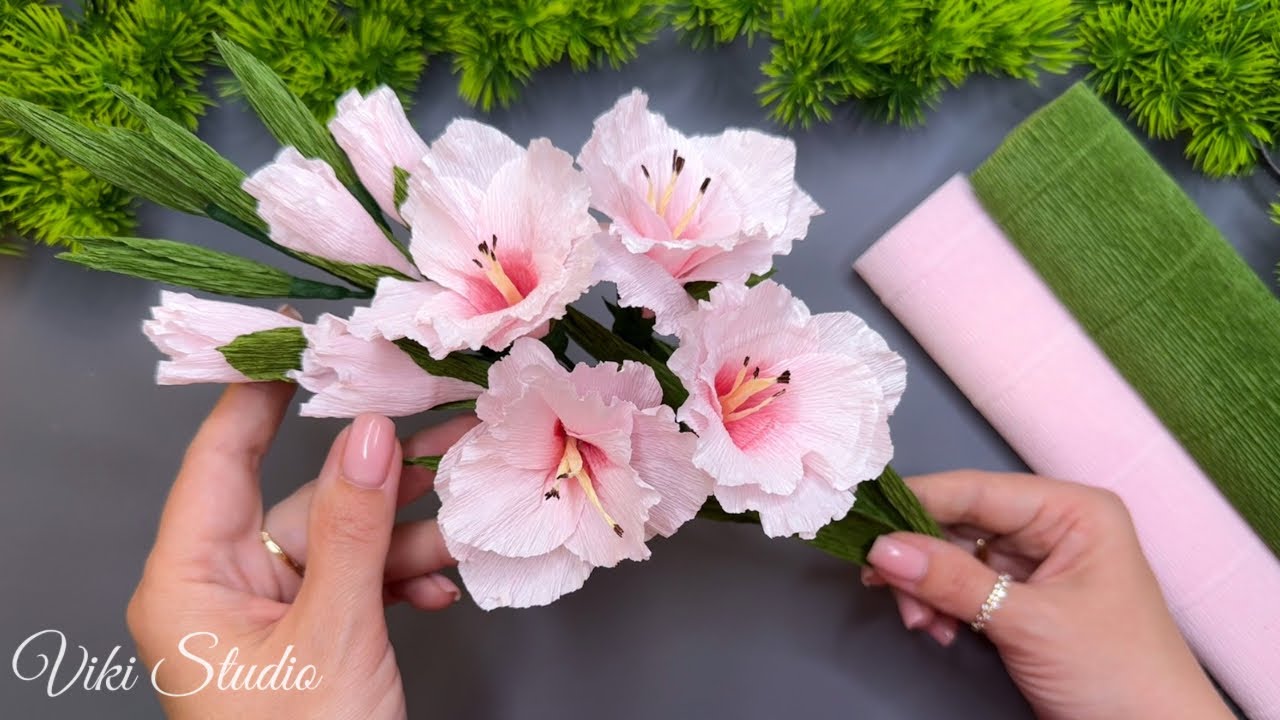 Crepe Paper Decoration Ideas 🌸 How to Make Crepe Paper Flowers That Look Real!