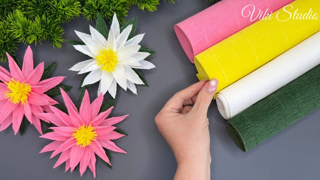 Crepe Paper Flowers That Look 100% Real – You Have to Try This!