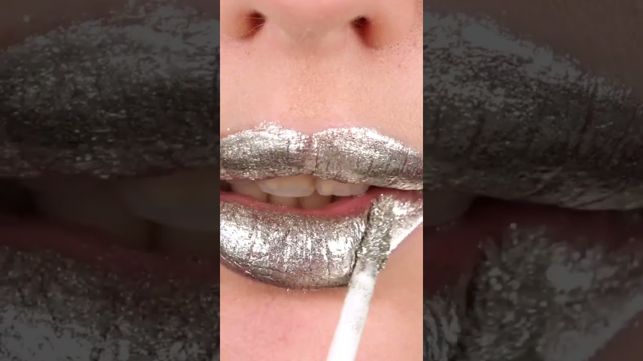 DIY Swarovski Crystal Lips Makeup