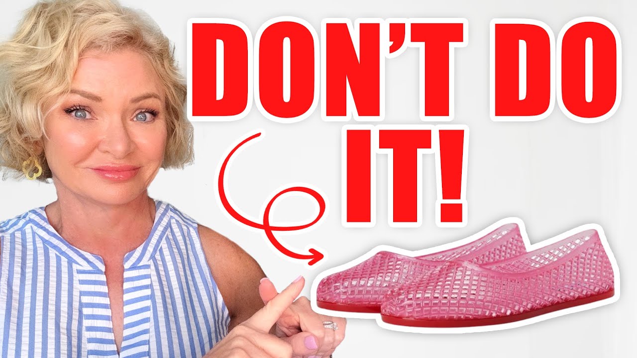 ⛔Don’t Wear These Summer 2025 Shoe Trends If You’re Over 50!