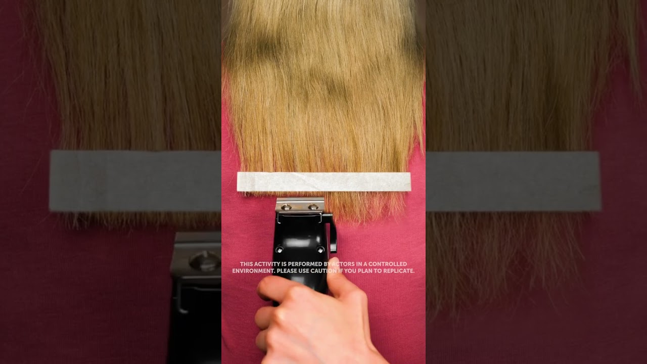Easy Way to Cut Your Own Hair at Home in 10 Seconds