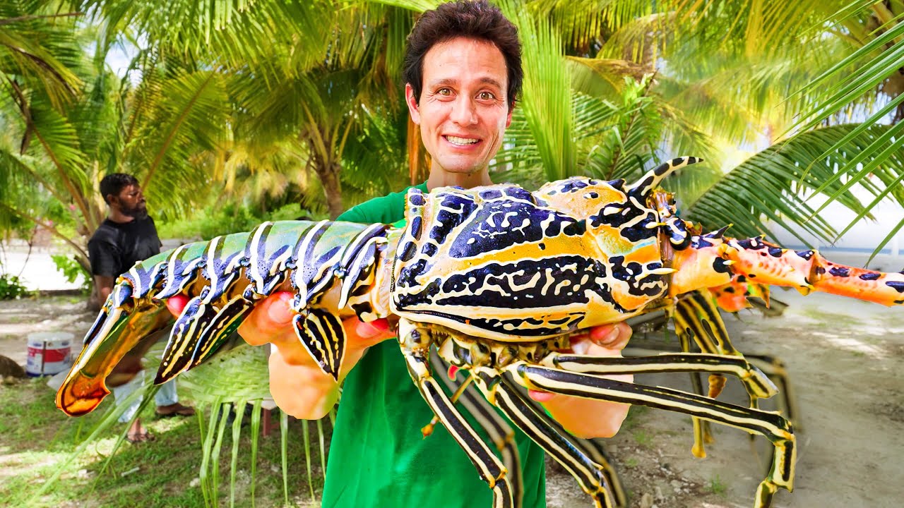 Eating Giant Rock Lobster!! Why This REMOTE ISLAND is Food Paradise!!