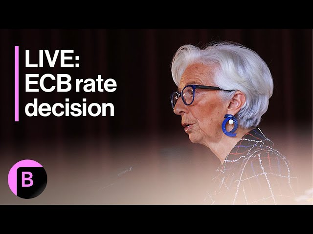 ECB Interest Rate Decision | Christine Lagarde’s News Conference