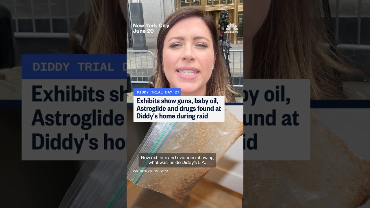 Exhibits show guns, baby oil, Astroglide and drugs found at Diddy’s home during raid