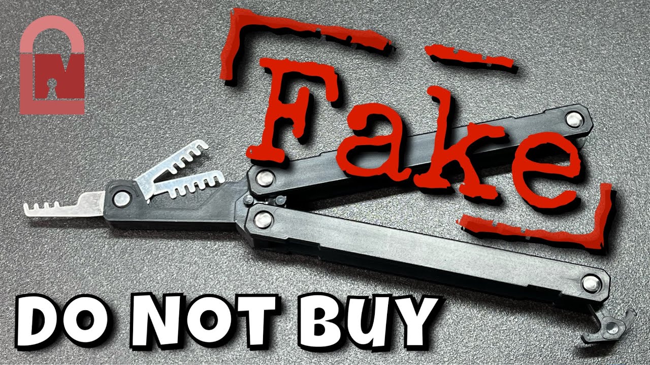 FAKE! Horrible Butterfly Comb Lock Pick Copy – Do Not Buy!