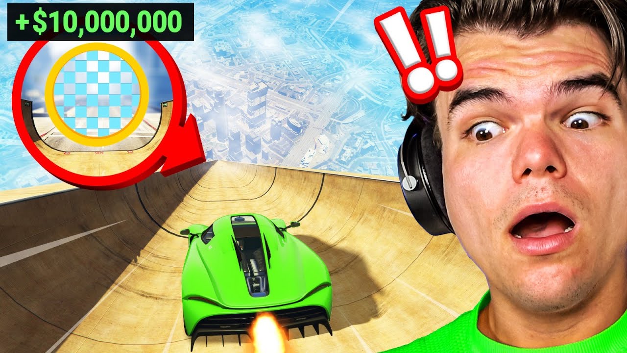 First To Finish MEGA RAMP Wins $10,000,000 in GTA 5