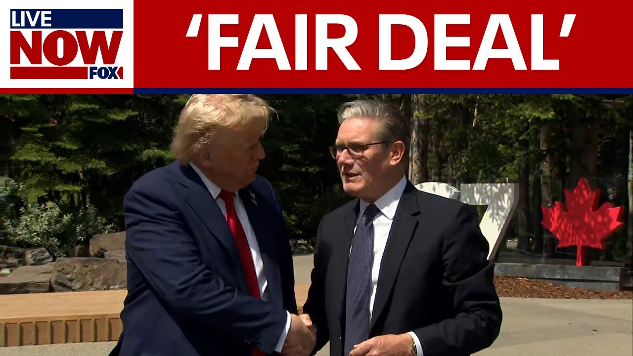 G7 summit: Trump, Starmer announce ‘fair’ US-UK trade deal | LiveNOW from FOX