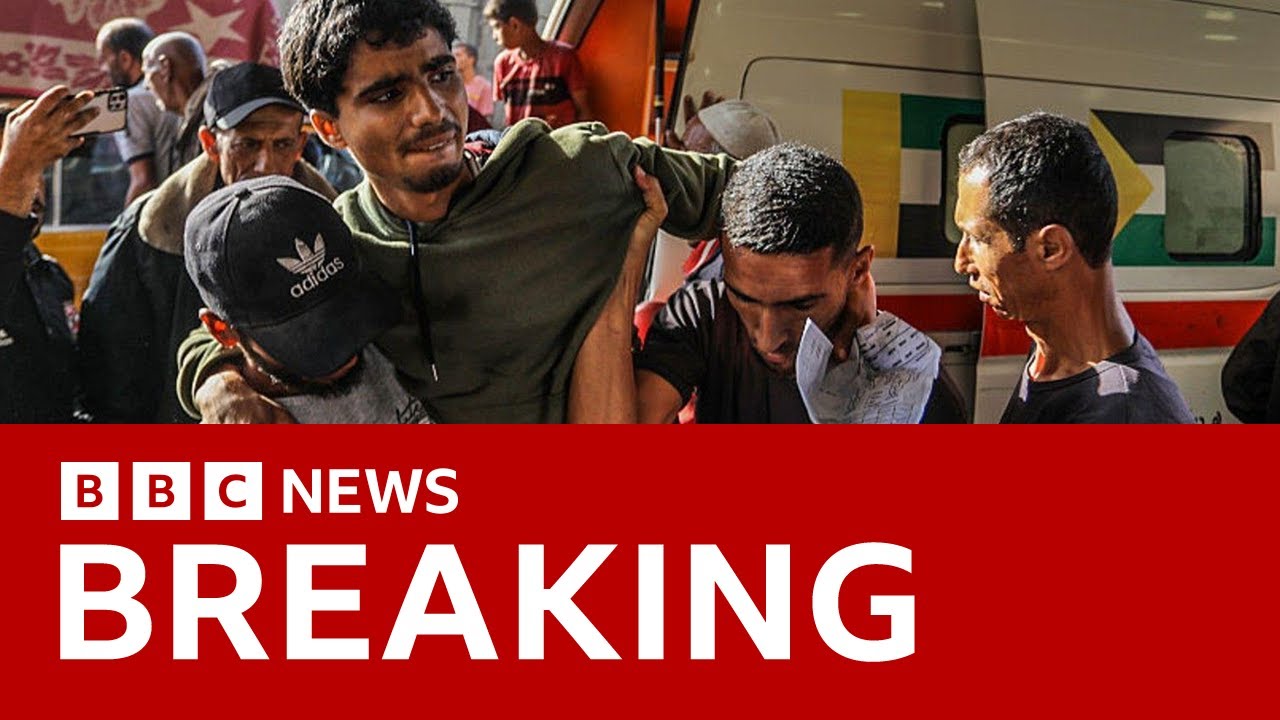 Gaza rescuers say at least 26 people killed after Israeli tanks open fire near aid centre | BBC News