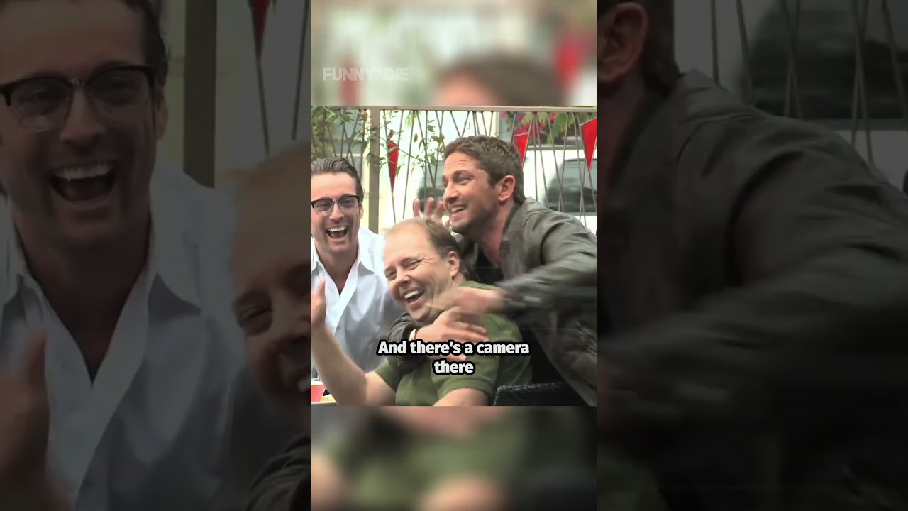 Gerard Butler Pranks Fan with Fly Soup & Hidden Cameras