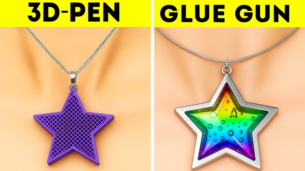 GLUE GUN vs 3D PEN 💖🤩 Creative DIY Ideas & Cool Hacks