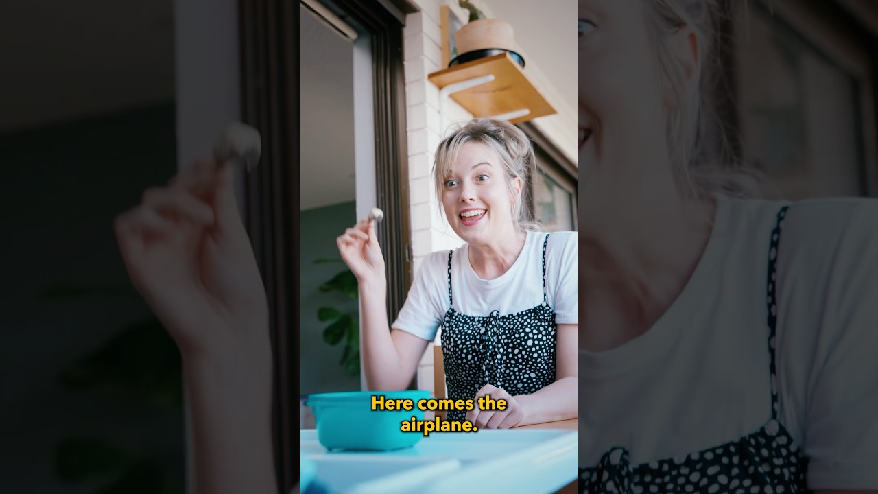 “Here comes the airplane”