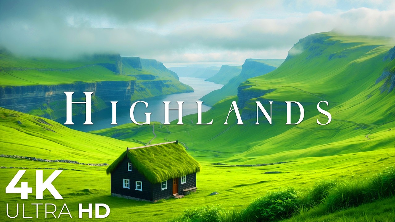 Highland: A 4K Journey Through Nature’s Masterpiece | Relaxation Film | Calm Piano