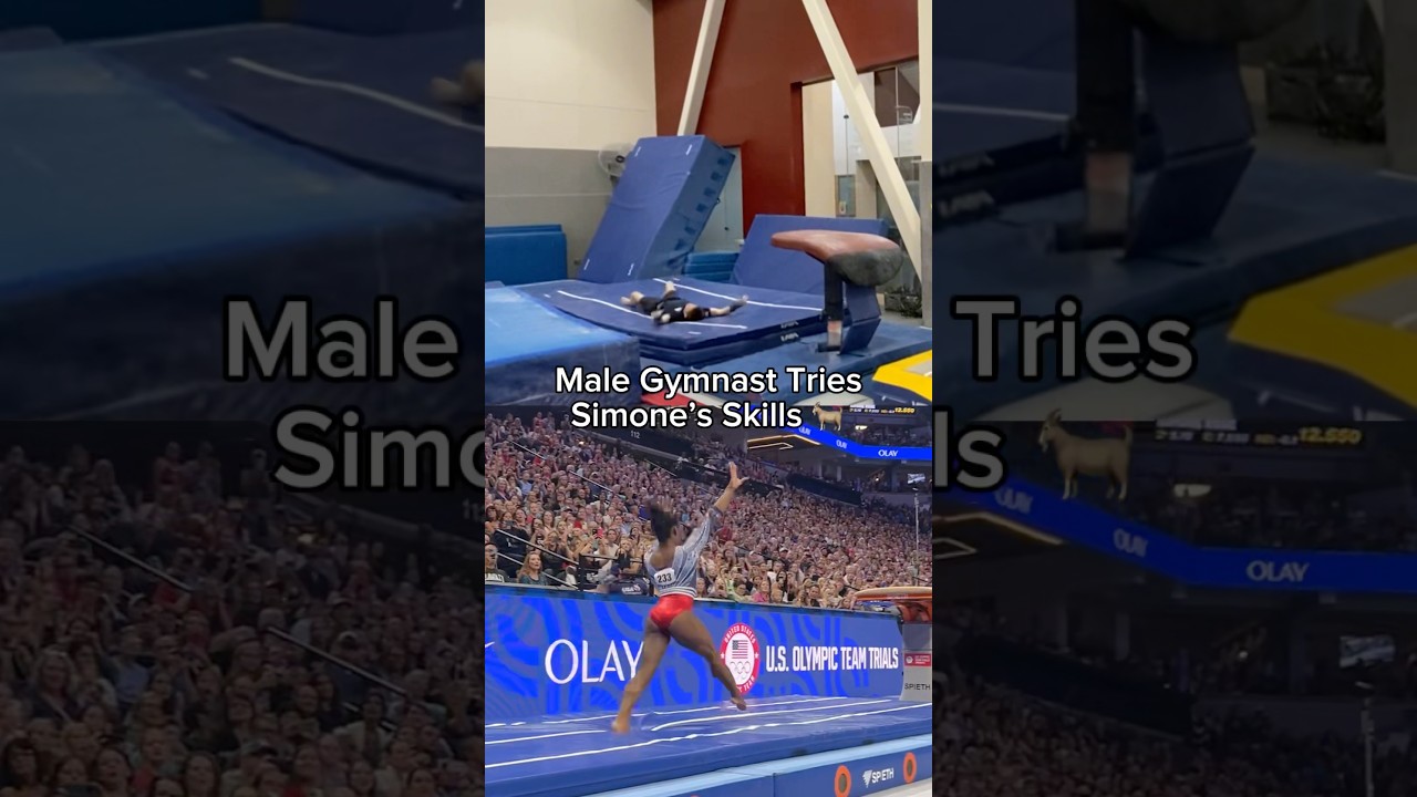 How does she do it 😳 #simonebiles #gymnast #olympics #olympicgymnast #olympics #sports #sport #d1