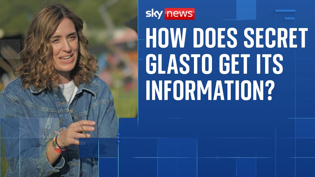 How does the Glastonbury secret set leaker get its information?
