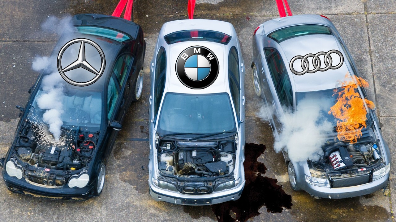 I blew up a BMW, Audi & Merc: which lasted longest?