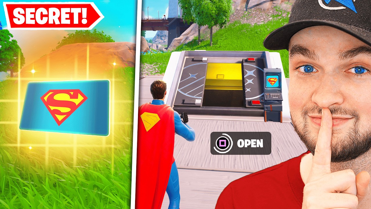 I Broke Into Superman’s SECRET Vault in Fortnite!