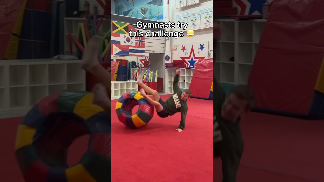I guess I’m a baddie 😎 #olympicsports #gymnastics #gymnast #sports #sport #challenge #fails #fail