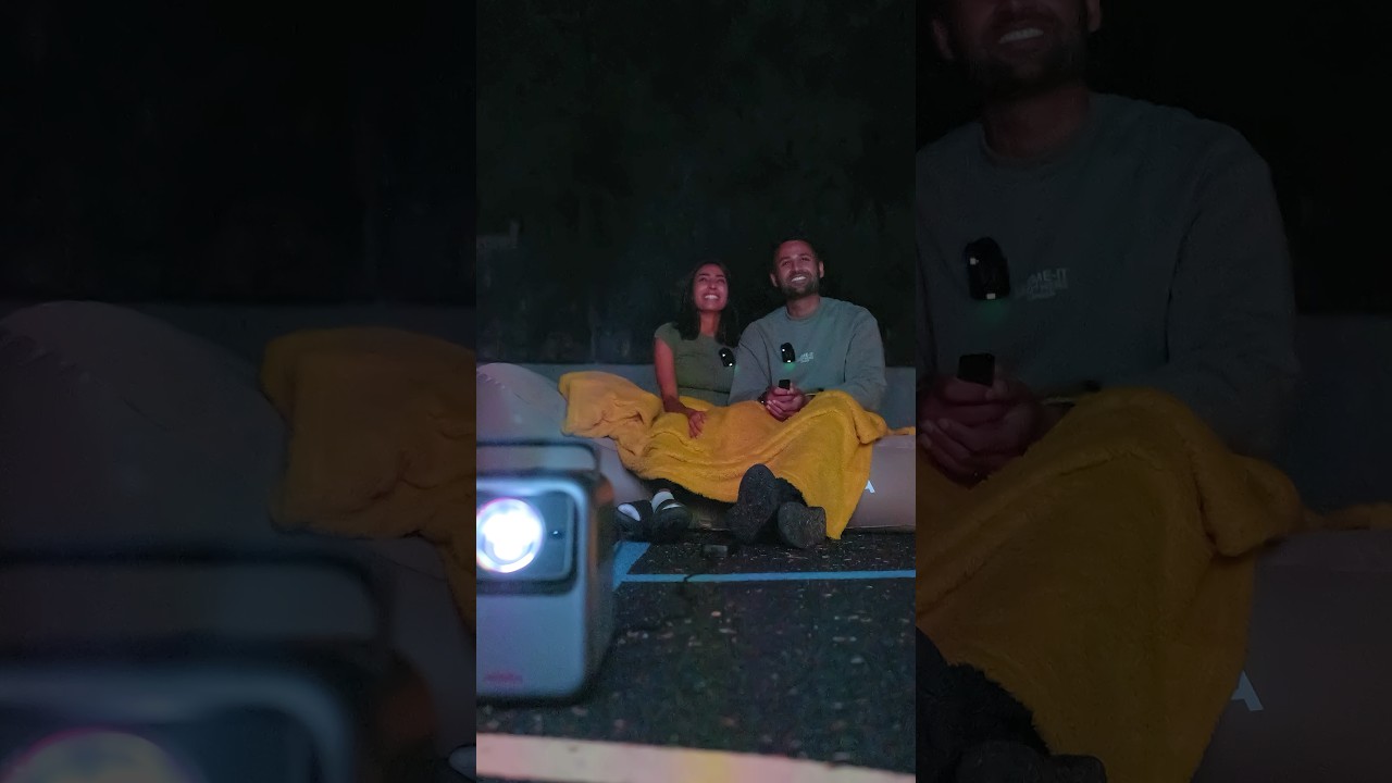 I made the dream outdoor movie night