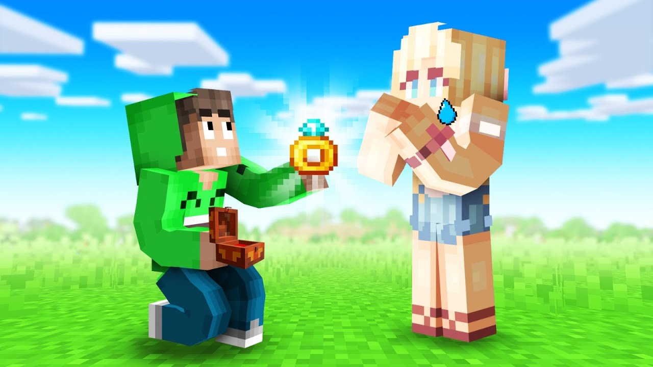 I PROPOSED In MINECRAFT (She Cried)