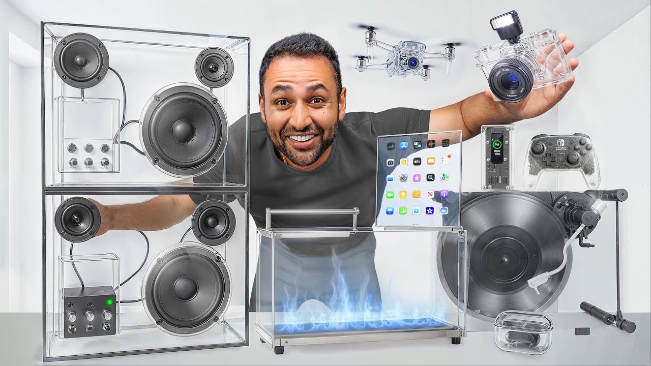 I spent $10,000 on the craziest TRANSPARENT Tech.