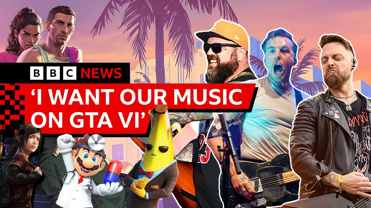 ‘I want our music on GTA VI’, say Download Festival bands | BBC News