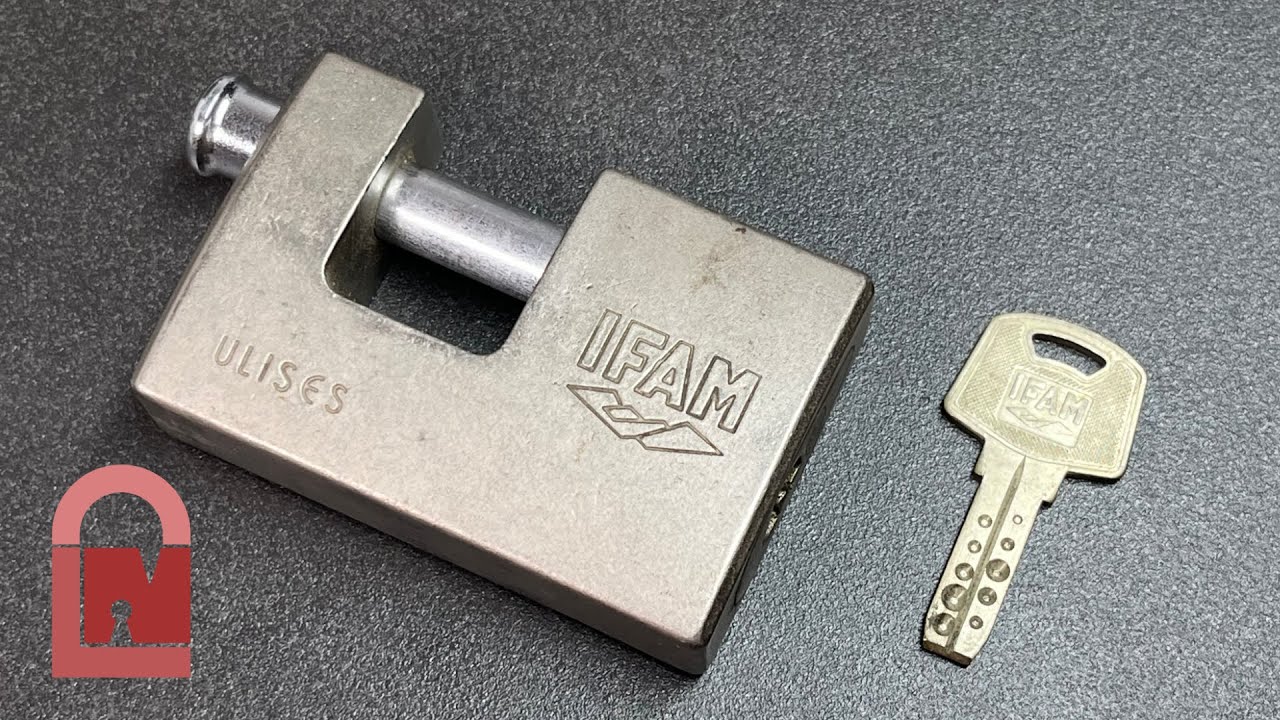 IFAM Ulises 10 Pin Dimple Padlock Picked