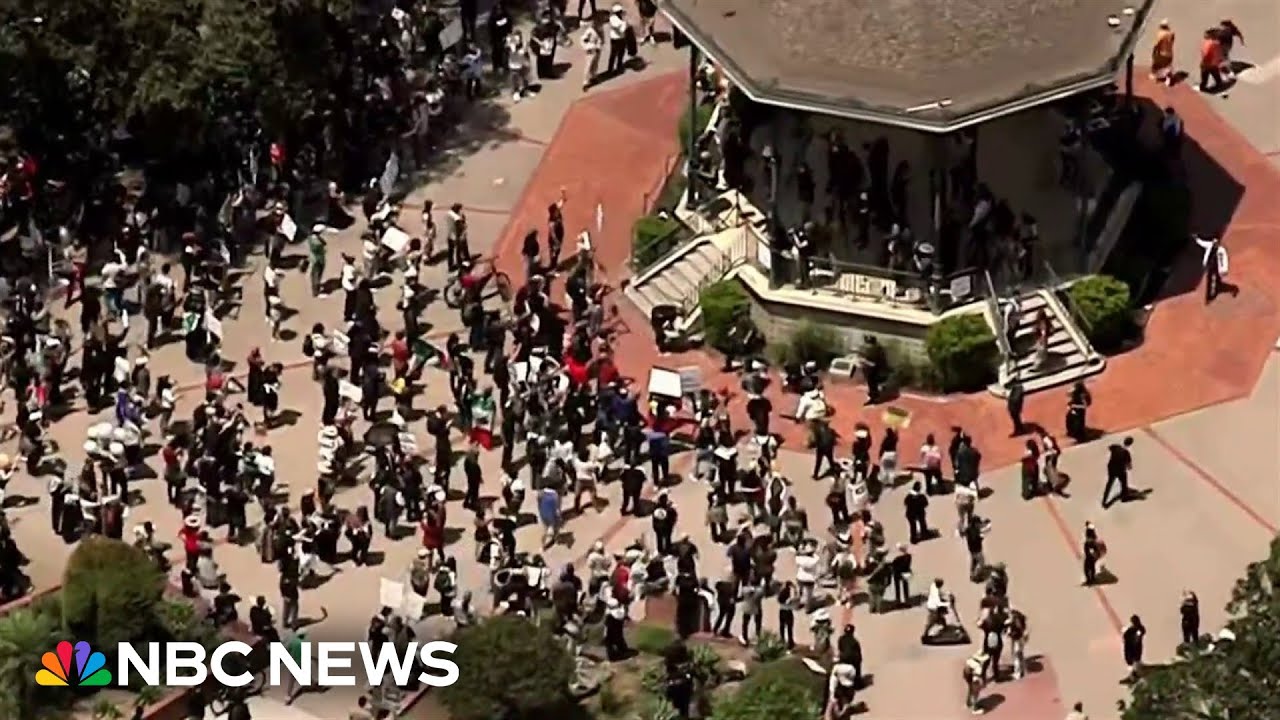 Immigration protests enter fourth day as fight escalates between Trump and California leaders