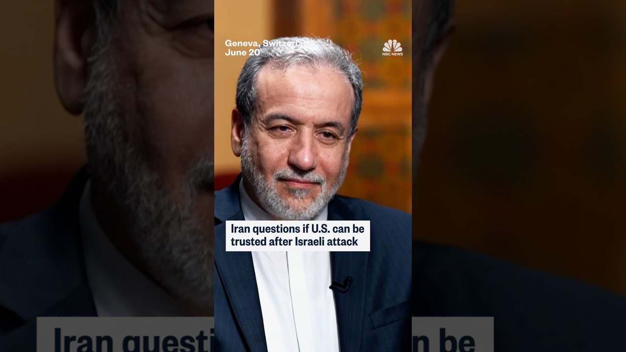 Iran questions if U.S. can be trusted after Israeli attack