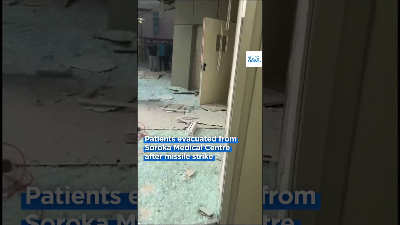 Iranian barrage strikes hospital in southern Israel as conflict enters day seven