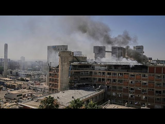 Iranian missiles hit southern Israel’s largest hospital, injuring dozens