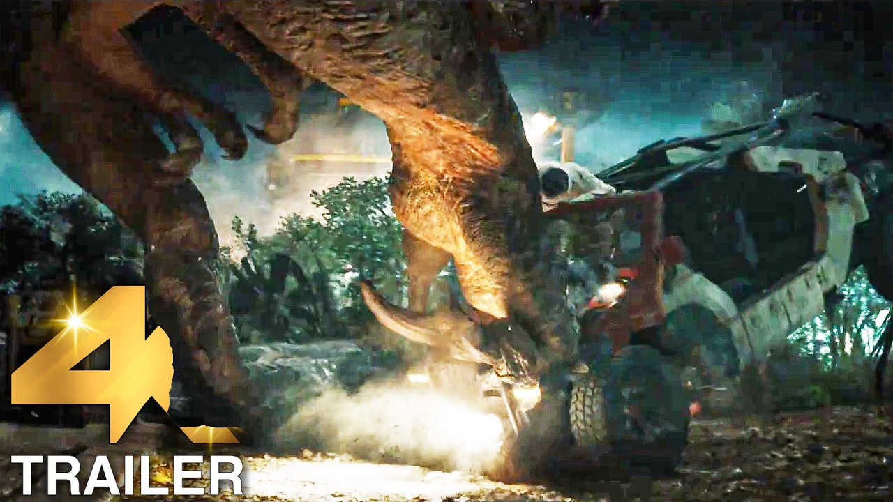 JURASSIC WORLD REBIRTH “Distortus Rex Vs Humans” Trailer (4K ULTRA HD) 2025