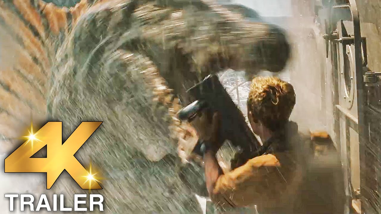 JURASSIC WORLD REBIRTH “Spinosaurus And Mosasaurus Hunt Humans” Trailer (4K ULTRA HD) 2025
