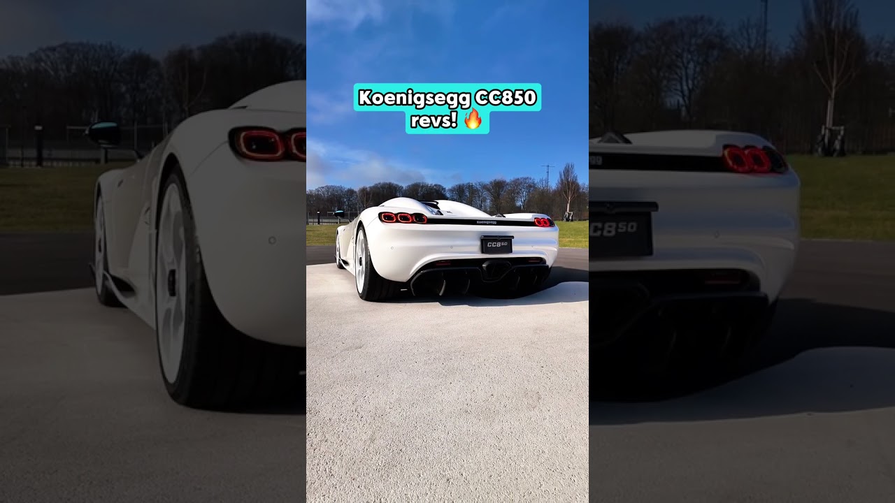 Koenigsegg CC850 REVS! 🔥🤤