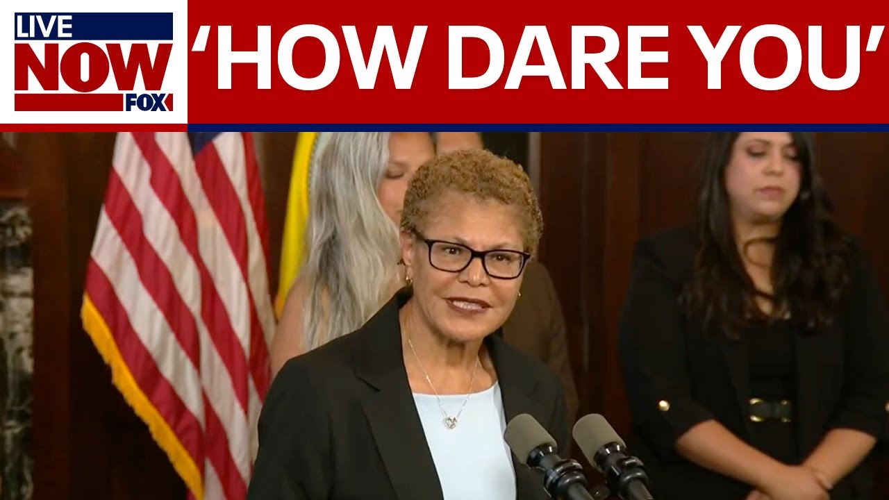 L.A. Mayor Karen Bass responds after VP Vance visit: “How dare you” | LiveNOW from FOX