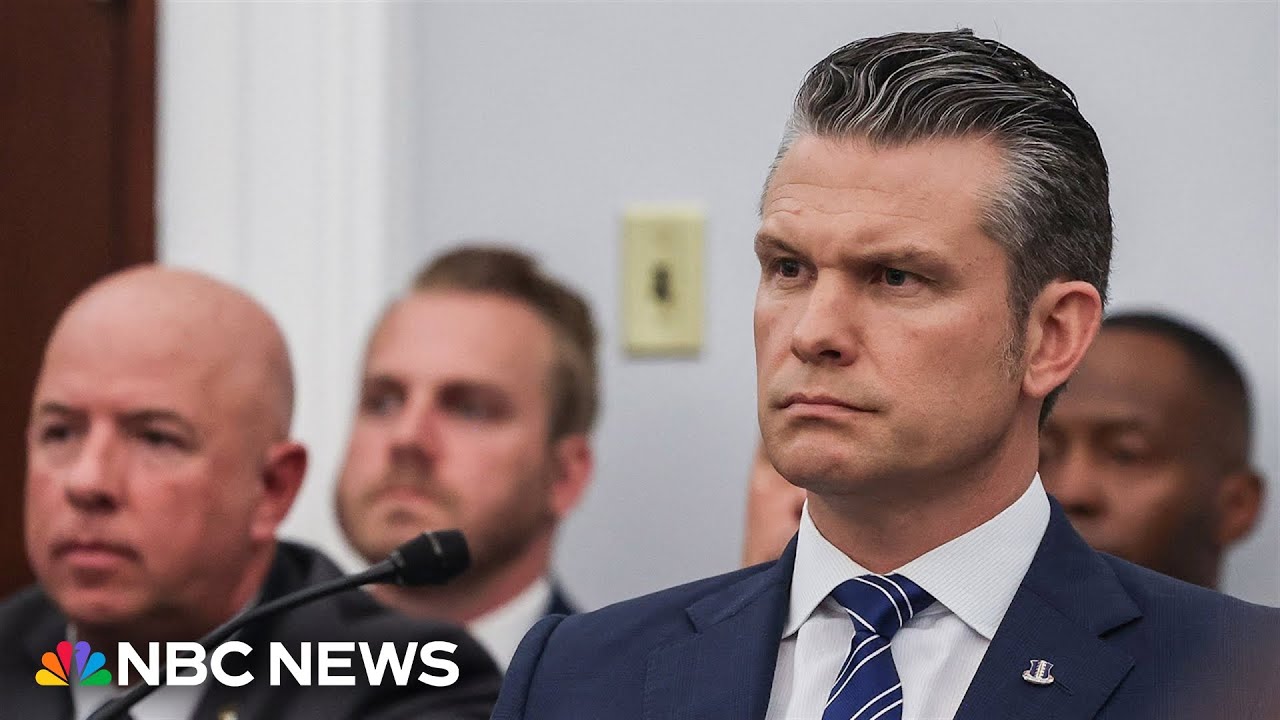 LIVE: Defense Secy. Hegseth testifies at Senate hearing | NBC News