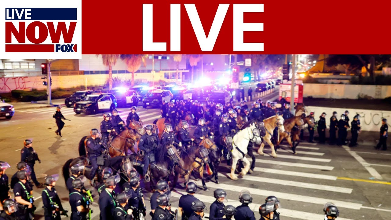 LIVE: Nationwide ICE protests, Downtown LA curfew, Chicago, ATL, NY anti-ice rallies