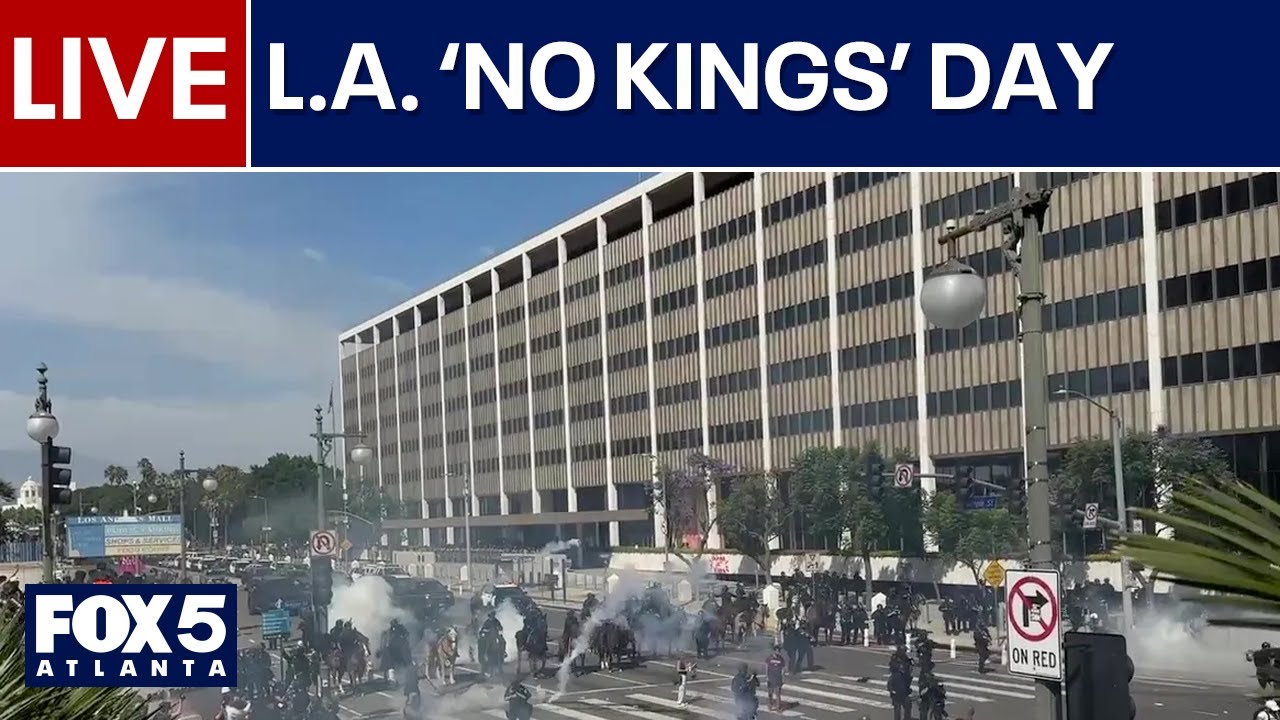 LIVE: “No Kings” Day protests in Los Angeles | FOX 5 News