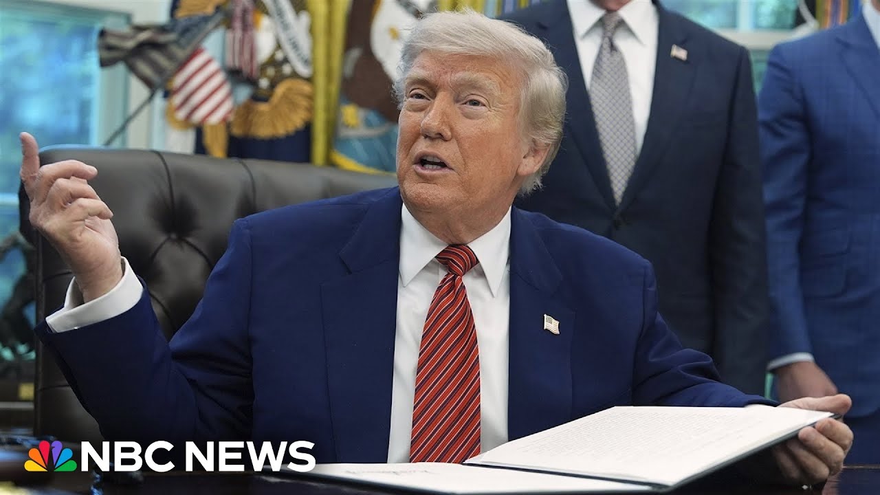 LIVE: Trump expected to sign bills targeting vehicle emissions | NBC News