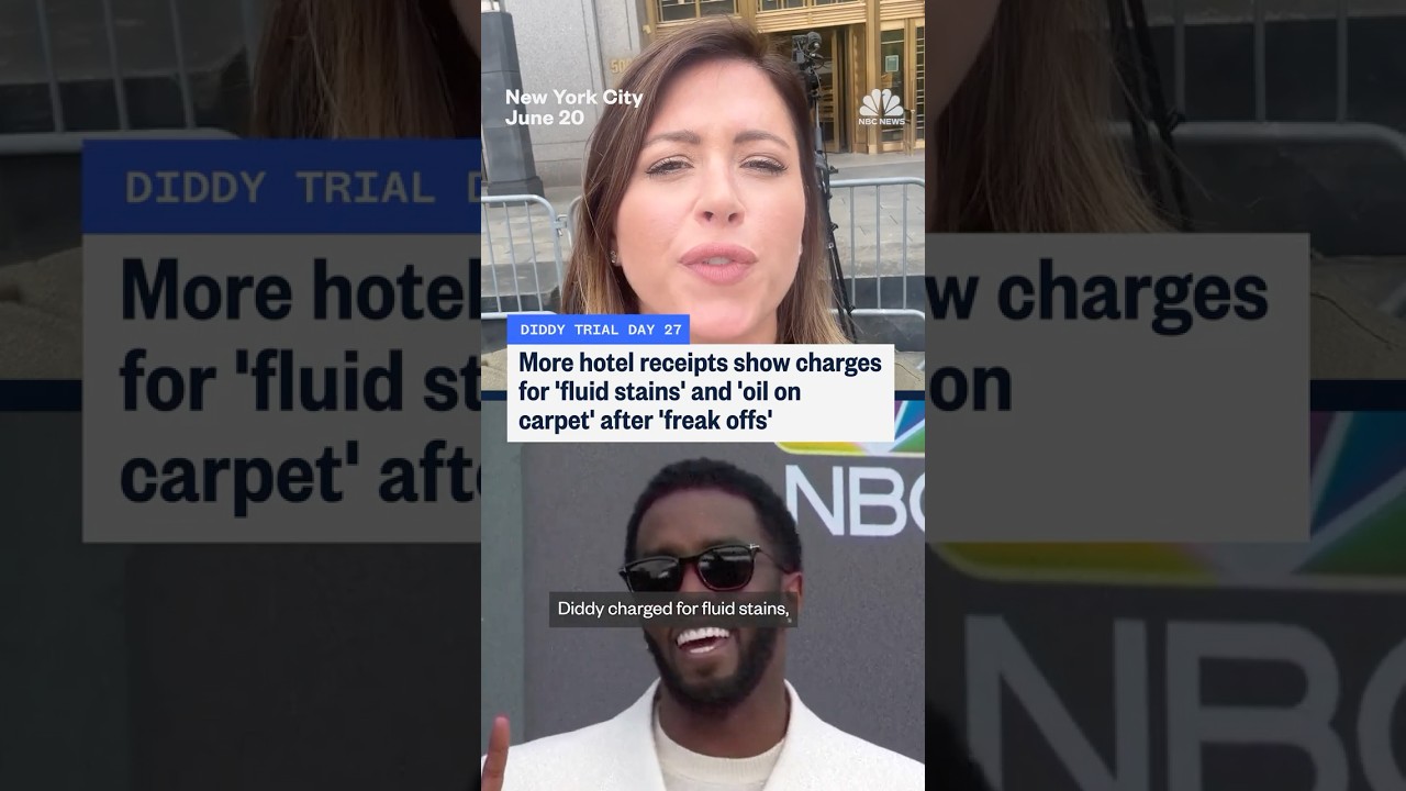 More hotel receipts show charges for ‘fluid stains’ and ‘oil on carpet’ after ‘freak offs’