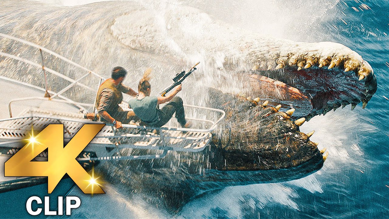 Mosasaurus Attack Scene | JURASSIC WORLD REBIRTH (2025) Movie CLIP 4K