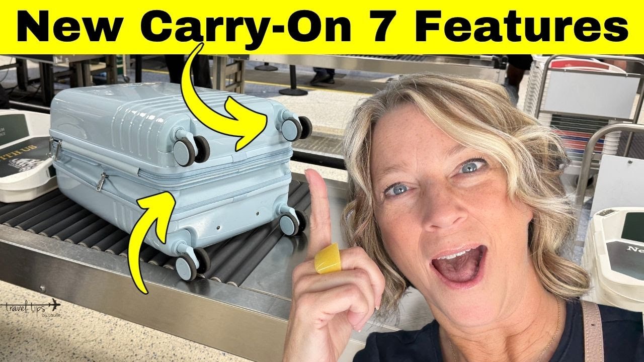 My Rugged Carry-On Luggage Has 7 Features by BAGSMART for Airline Travel in 2025