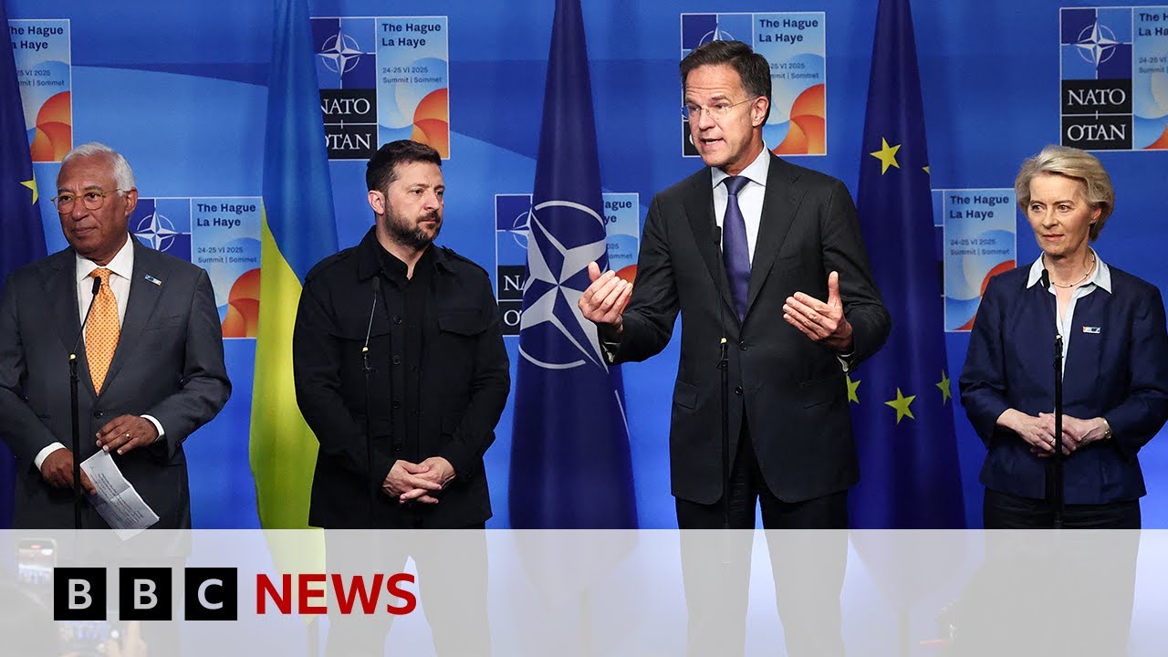 Nato leaders discuss Ukraine war at summit | BBC News
