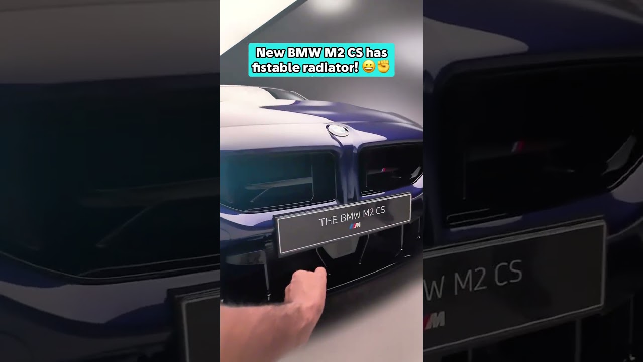 New BMW M2 CS has fistable radiator! 😀✊