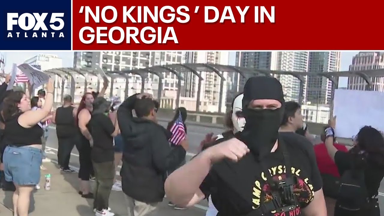 ‘No Kings’ Day rallies in protest of Trump in Georgia | FOX 5 News