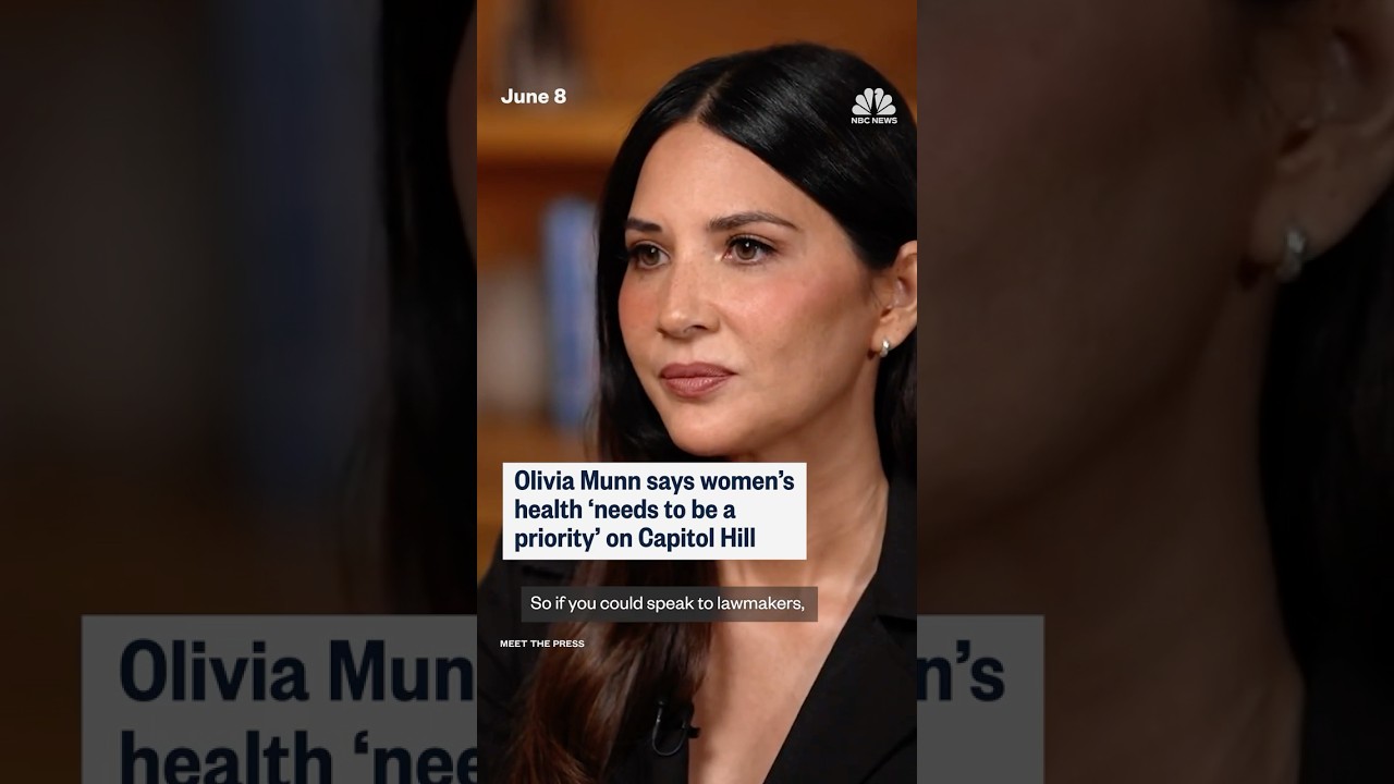 Olivia Munn says women’s health ‘needs to be a priority’ on Capitol Hill
