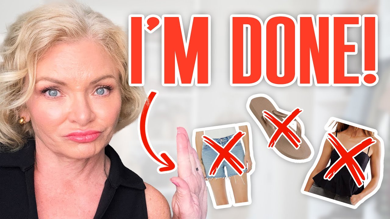 Over 50? Ditch These 5 Summer Fashion Items in 2025!