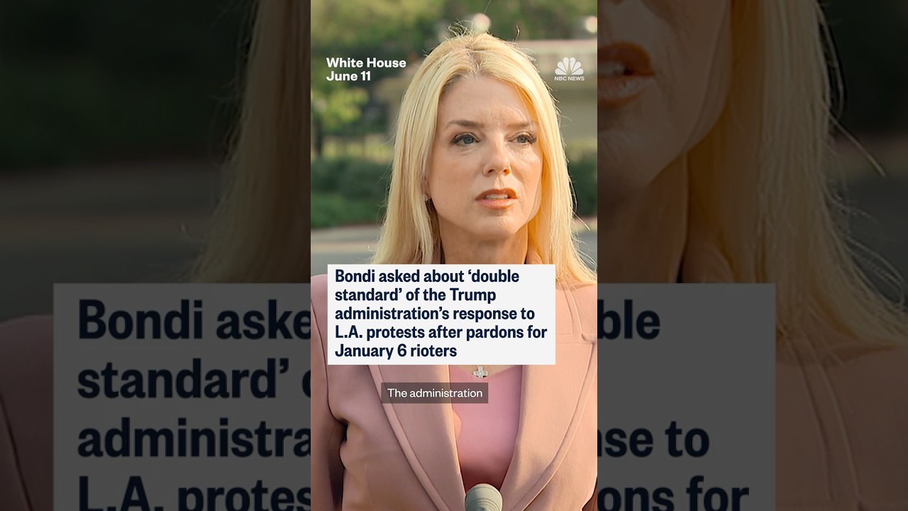 Pam Bondi on Jan. 6 ‘double standard’