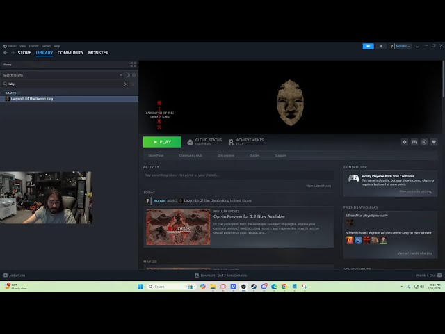 Playing labyrinth of the demon king