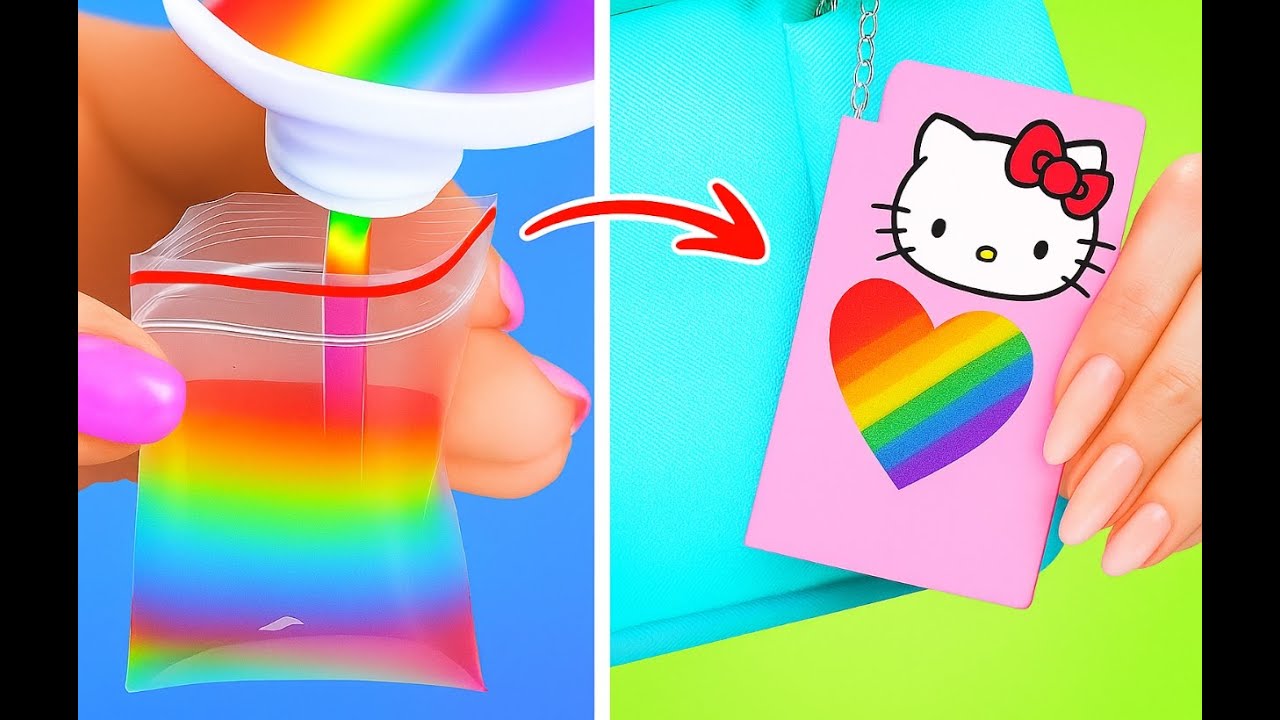 🌈 RAINBOW SCHOOL CRAFTS YOU NEED TO TRY! Fun & Easy DIY Ideas ✂️📚